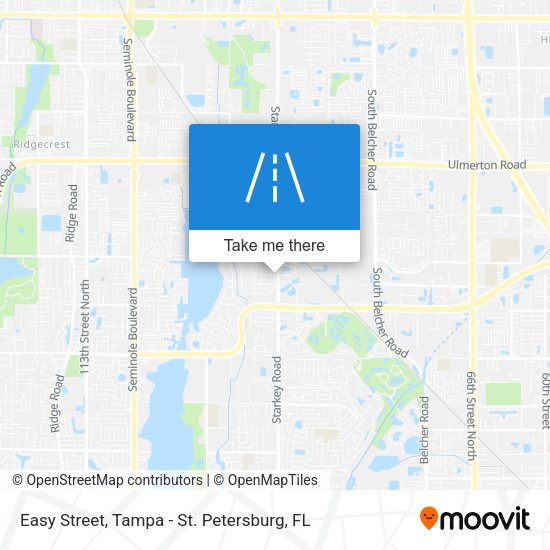 Easy Street map