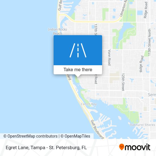 Egret Lane map