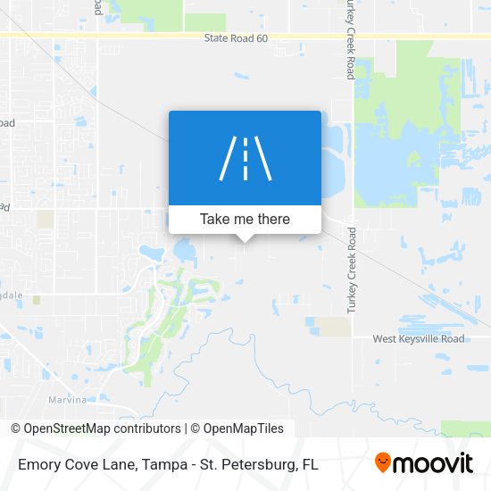 Mapa de Emory Cove Lane