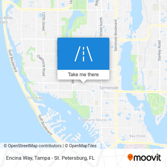 Encina Way map