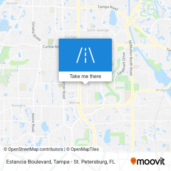 Estancia Boulevard map