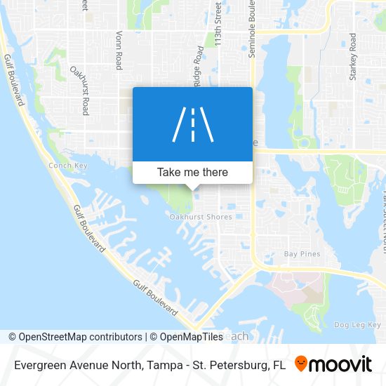 Mapa de Evergreen Avenue North