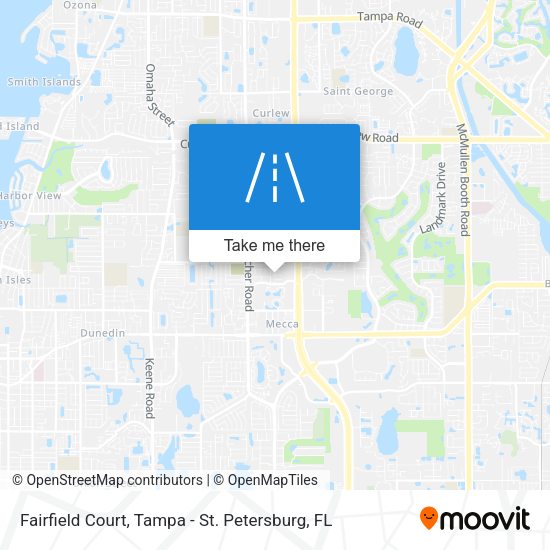 Mapa de Fairfield Court