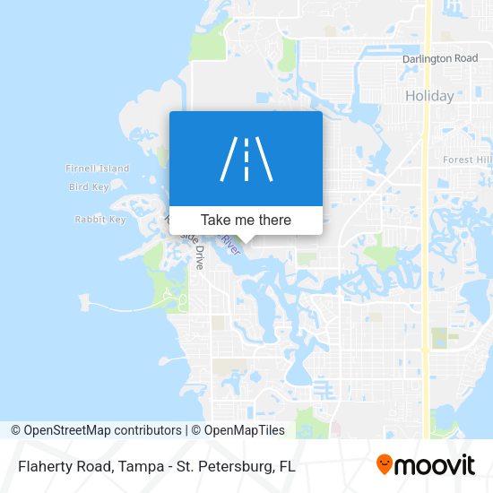 Flaherty Road map