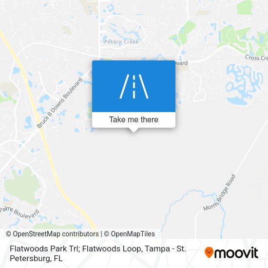 Flatwoods Park Trl; Flatwoods Loop map