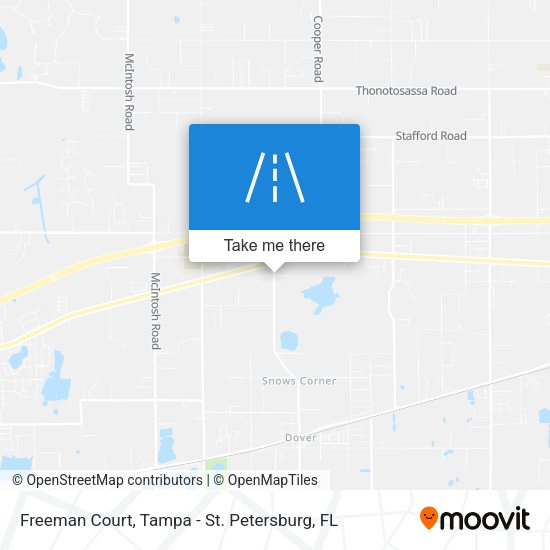 Freeman Court map