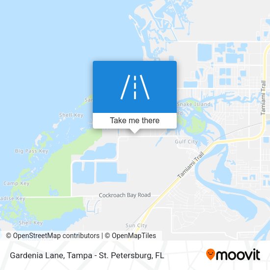 Gardenia Lane map