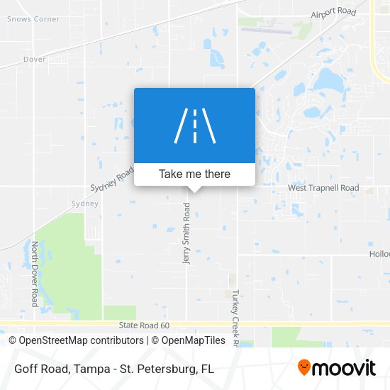 Mapa de Goff Road