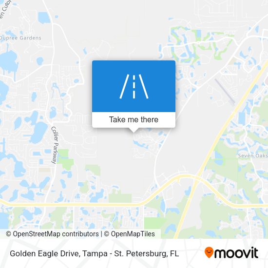 Golden Eagle Drive map