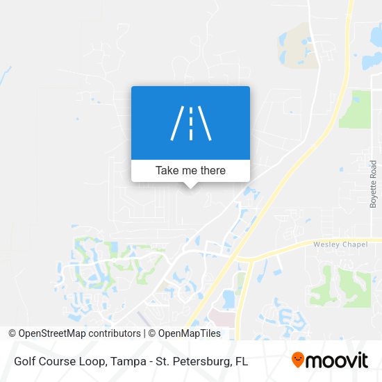 Mapa de Golf Course Loop