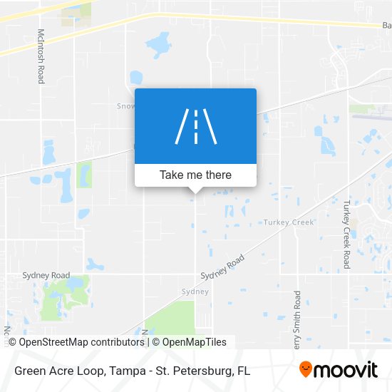Mapa de Green Acre Loop