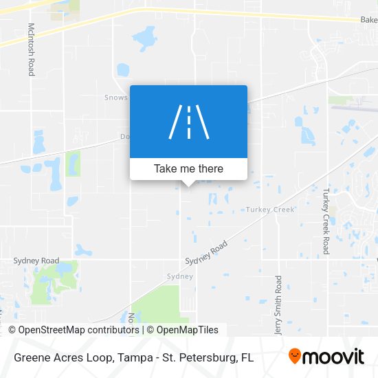 Mapa de Greene Acres Loop