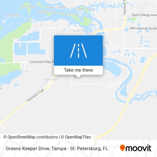 Greens Keeper Drive map