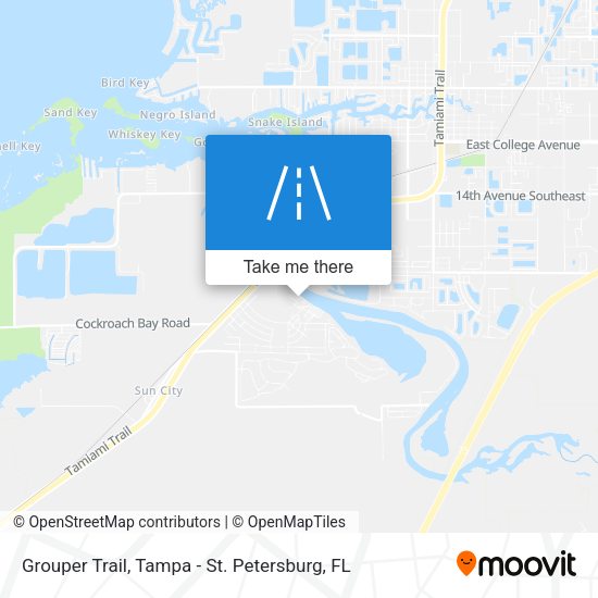 Grouper Trail map