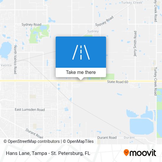 Mapa de Hans Lane