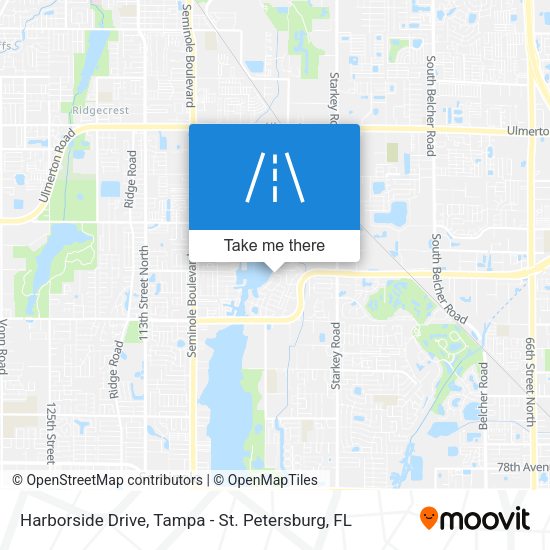 Mapa de Harborside Drive