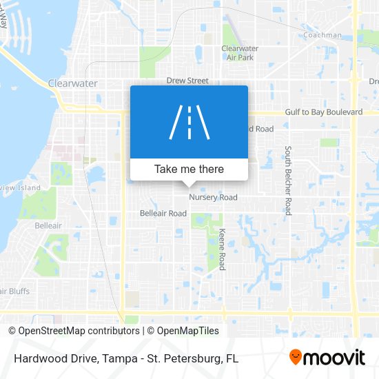 Hardwood Drive map