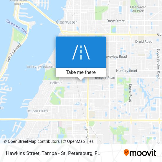 Hawkins Street map