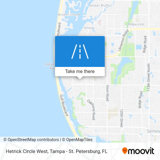 Mapa de Hetrick Circle West