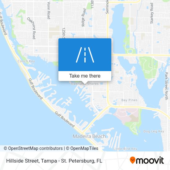 Hillside Street map