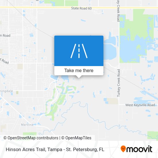Mapa de Hinson Acres Trail