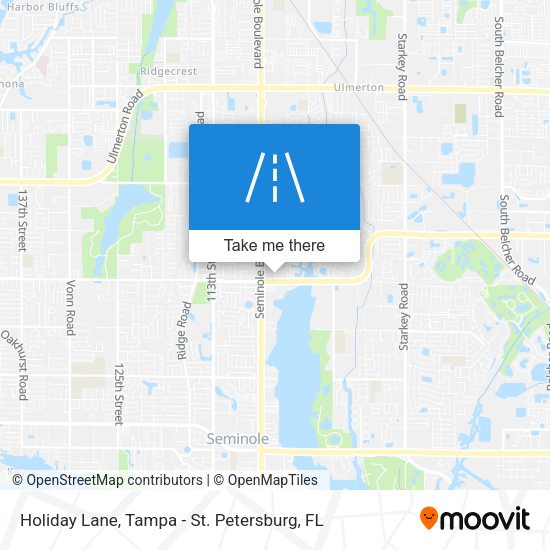Mapa de Holiday Lane