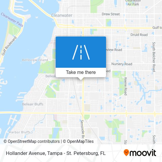 Mapa de Hollander Avenue