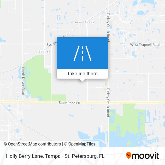 Holly Berry Lane map