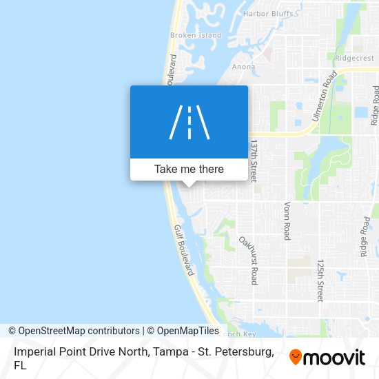 Imperial Point Drive North map