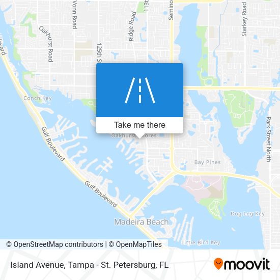 Island Avenue map