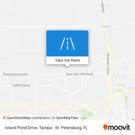 Island Pond Drive map