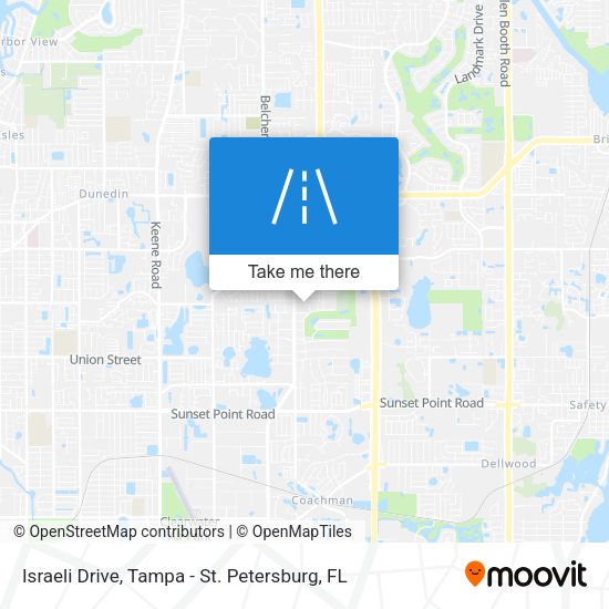 Israeli Drive map