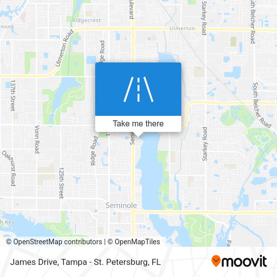 Mapa de James Drive