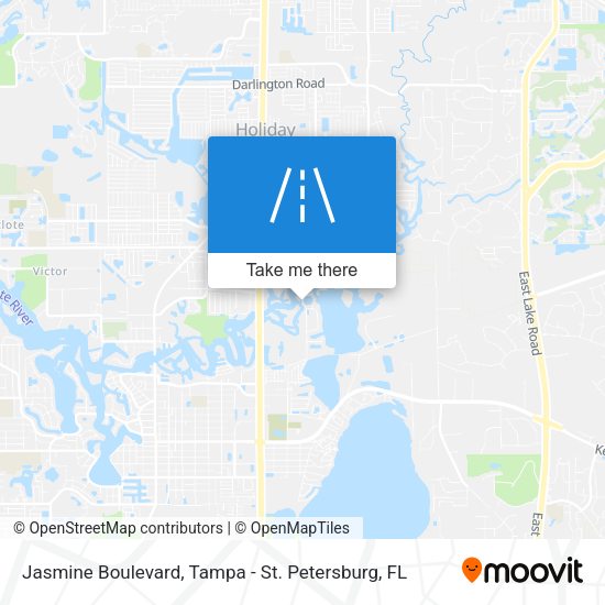 Mapa de Jasmine Boulevard