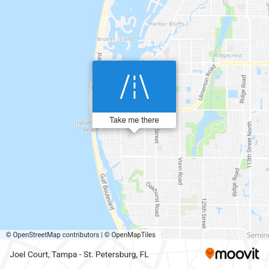 Mapa de Joel Court