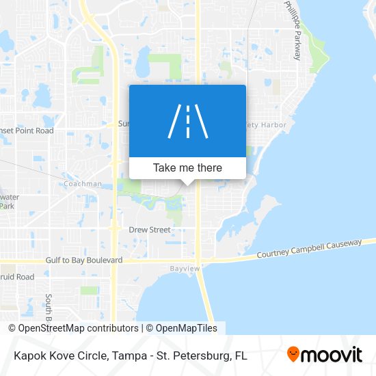 Mapa de Kapok Kove Circle