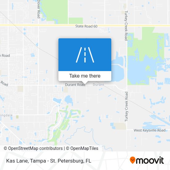 Kas Lane map