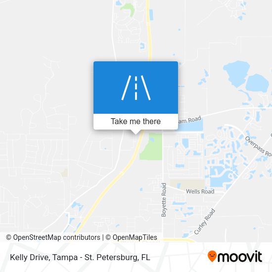 Mapa de Kelly Drive