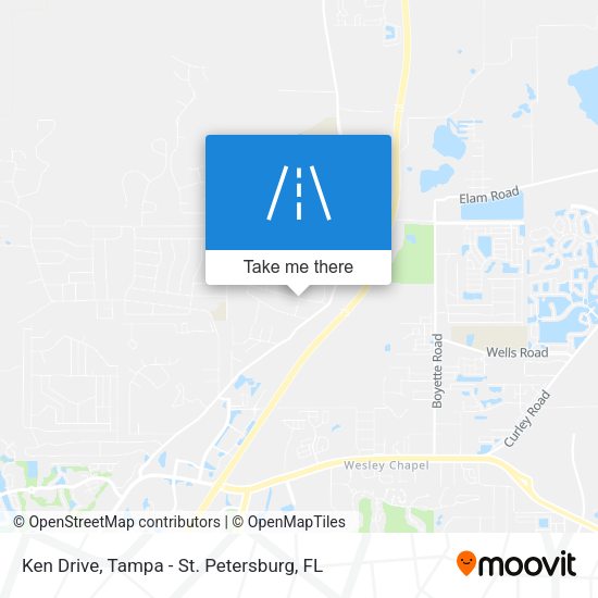 Ken Drive map