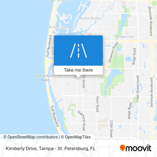 Kimberly Drive map