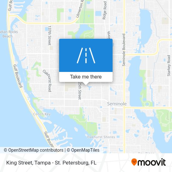King Street map