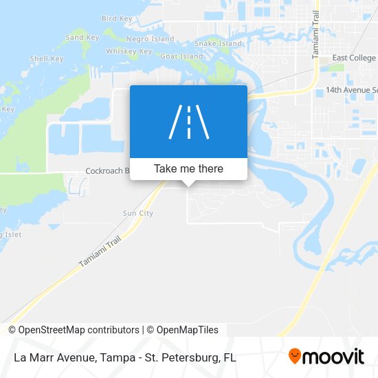 Mapa de La Marr Avenue