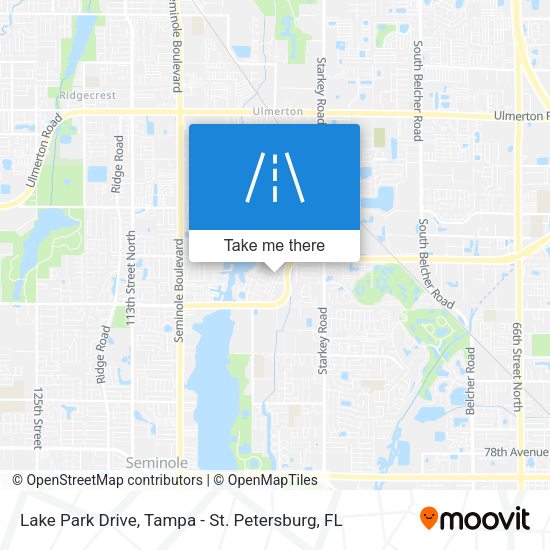 Lake Park Drive map