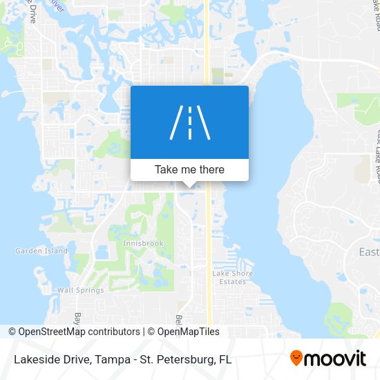 Lakeside Drive map