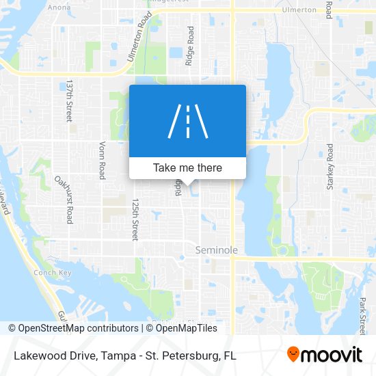 Mapa de Lakewood Drive