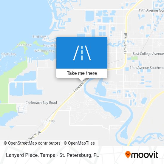 Lanyard Place map