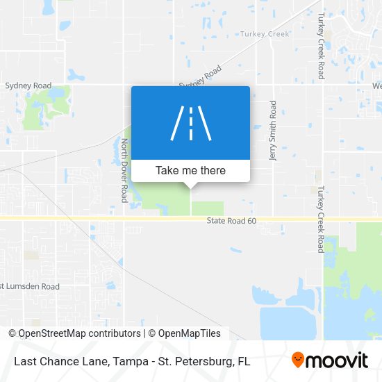 Mapa de Last Chance Lane