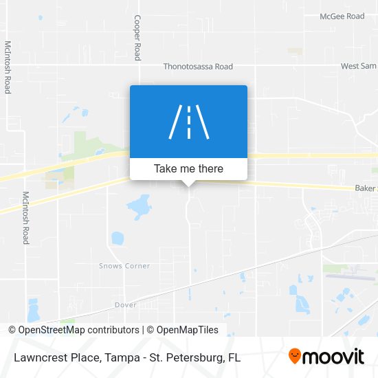 Mapa de Lawncrest Place