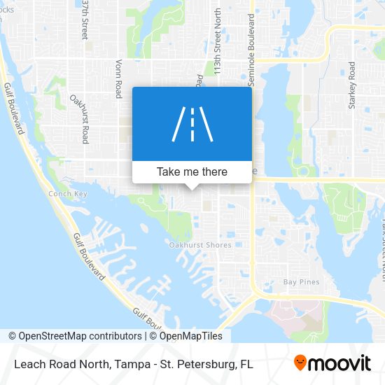 Mapa de Leach Road North