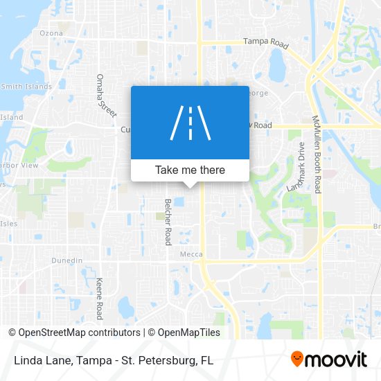 Linda Lane map